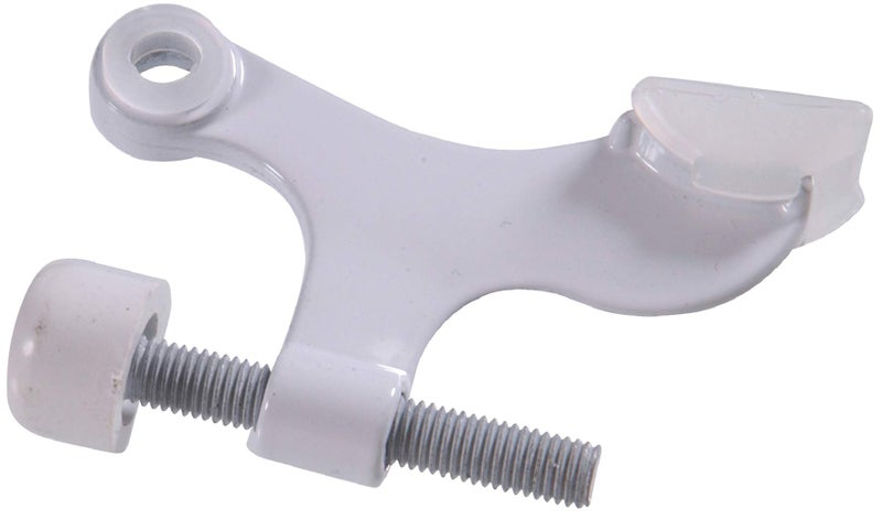 Hardware Essentials 851341 Hinge Pin Door Stops Solid and Hollow Doors White - Image 1